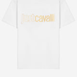T-SHIRT IN COTONE CON LOGO 80OAHT08 CJ500003 JUST CAVALLI 