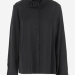 CAMICIA IN VISCOSA CON VOLANT J01DL0163 J65022001 JIL SANDER 