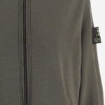 FELPA CON ZIP IN LANA MERINO PMG28 GREEN PREMIATA 