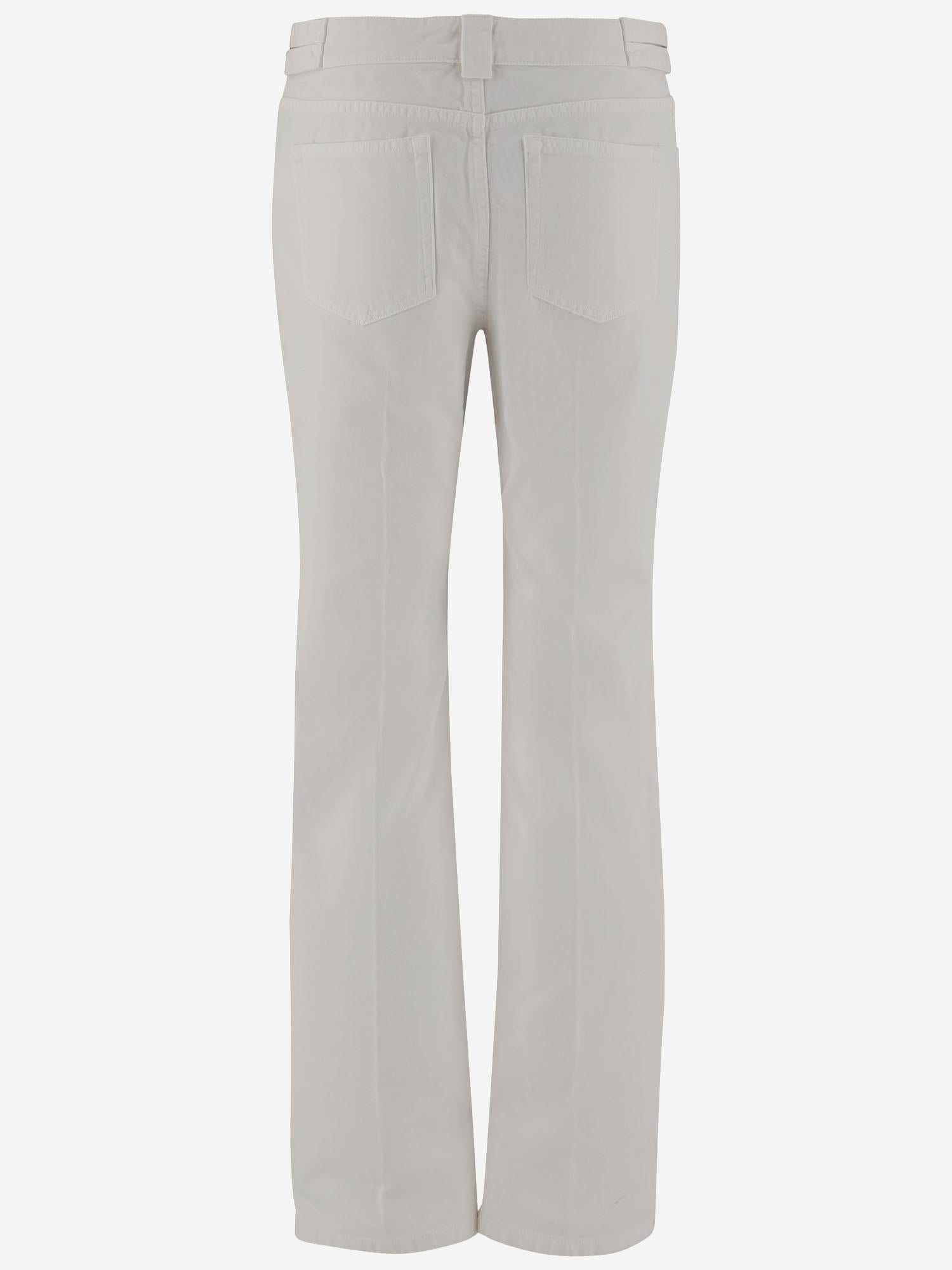 PANTALONI IN TELA DI COTONE CH25SPA12365 107 CHLOE 
