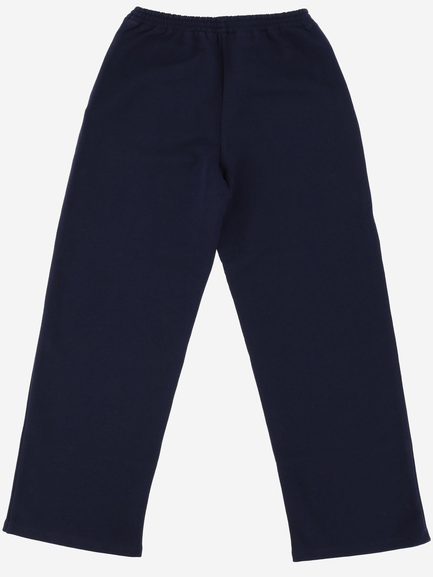 PANTALONI IN COTONE CON NASTRO WEB 825179 XJHAQ4780 GUCCI KIDS 