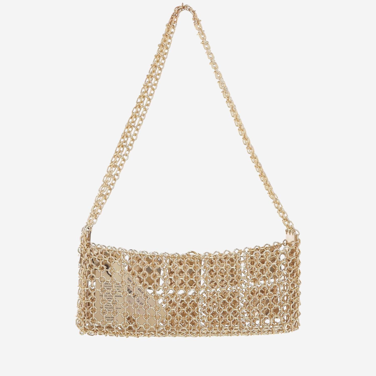 BORSA CON PANNELLI RIFLETTENTI MINICHOCO GOLDSILVER SILVIA GNECCHI 