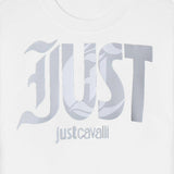 T-SHIRT IN COTONE CON STAMPA LOGO 80OAHT28 CJ500004 JUST CAVALLI 