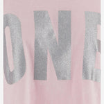 T-SHIRT IN COTONE CON LOGO ALAN LIGHTPINK ONE TEE 