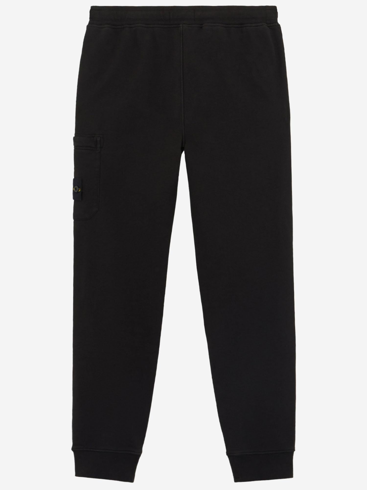 PANTALONI IN COTONE CON LOGO 6200001 S0A20V0029 STONE ISLAND KIDS 