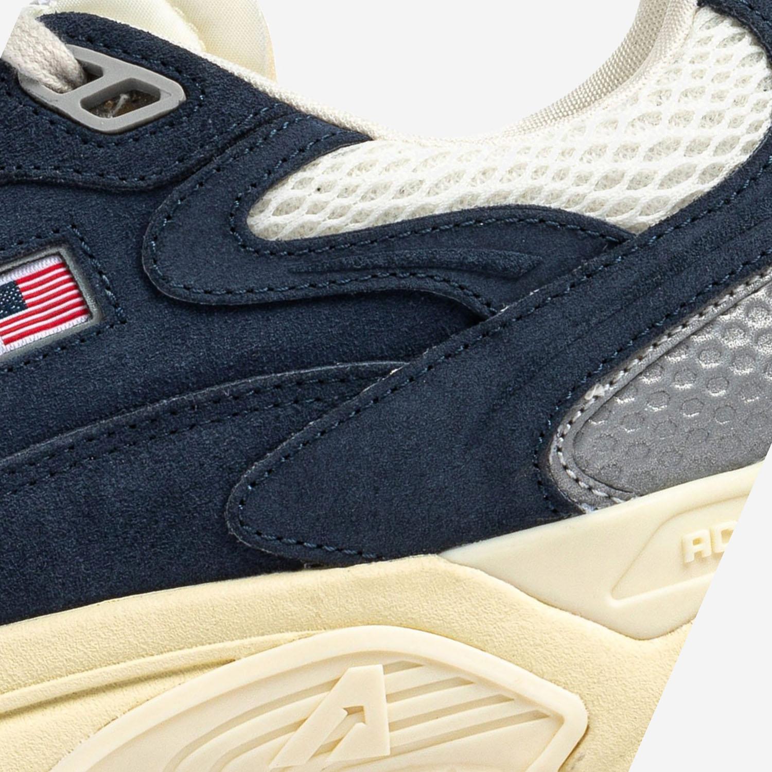 SNEAKERS HYPERWAY HYLMUM01 SUEDEMESHBLUETSILV AUTRY 