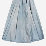 GONNA GODET MAXI IN COTONE 856906 TTWB14009 BALENCIAGA 