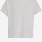 T-SHIRT IN COTONE CON STAMPA LOGO AKJYTE 1011White AMIRI KIDS 