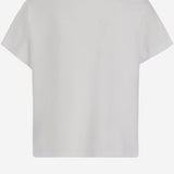 T-SHIRT IN COTONE CON STAMPA LOGO AKJYTE 1011White AMIRI KIDS 