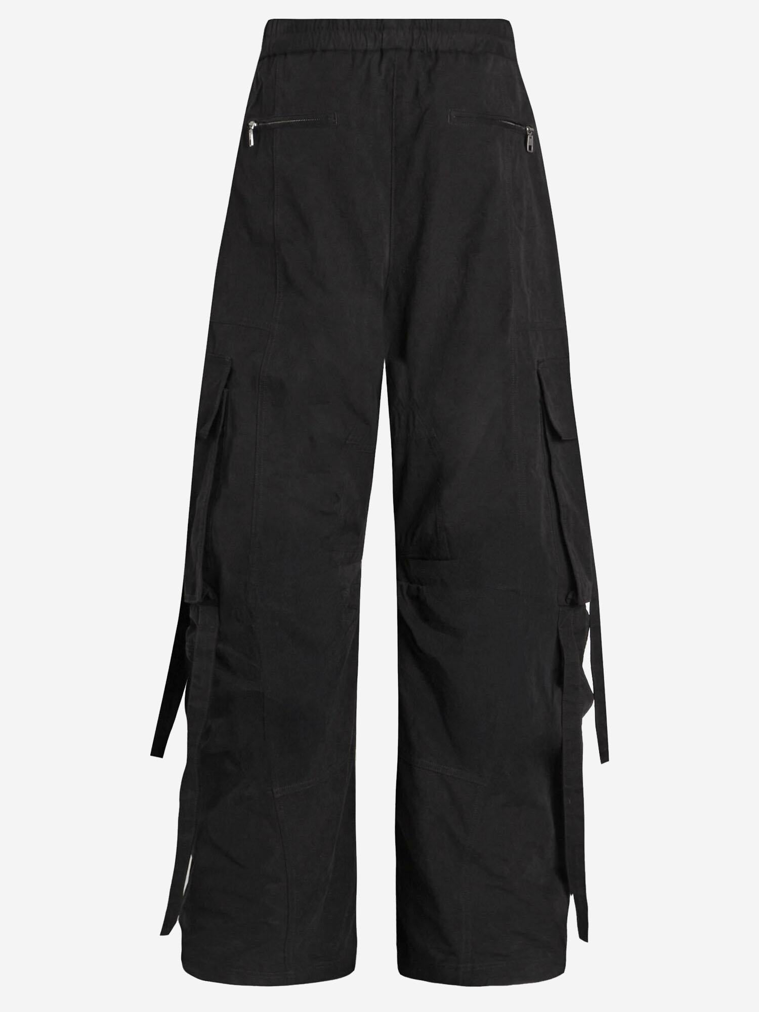 PANTALONI CARGO IN FAILLE CERATA FTDEHT HUMS8N0000 DOLCE & GABBANA 