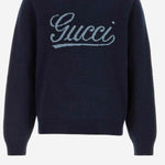 MAGLIONE IN LANA CON LOGO 795347 XKD744071 GUCCI 