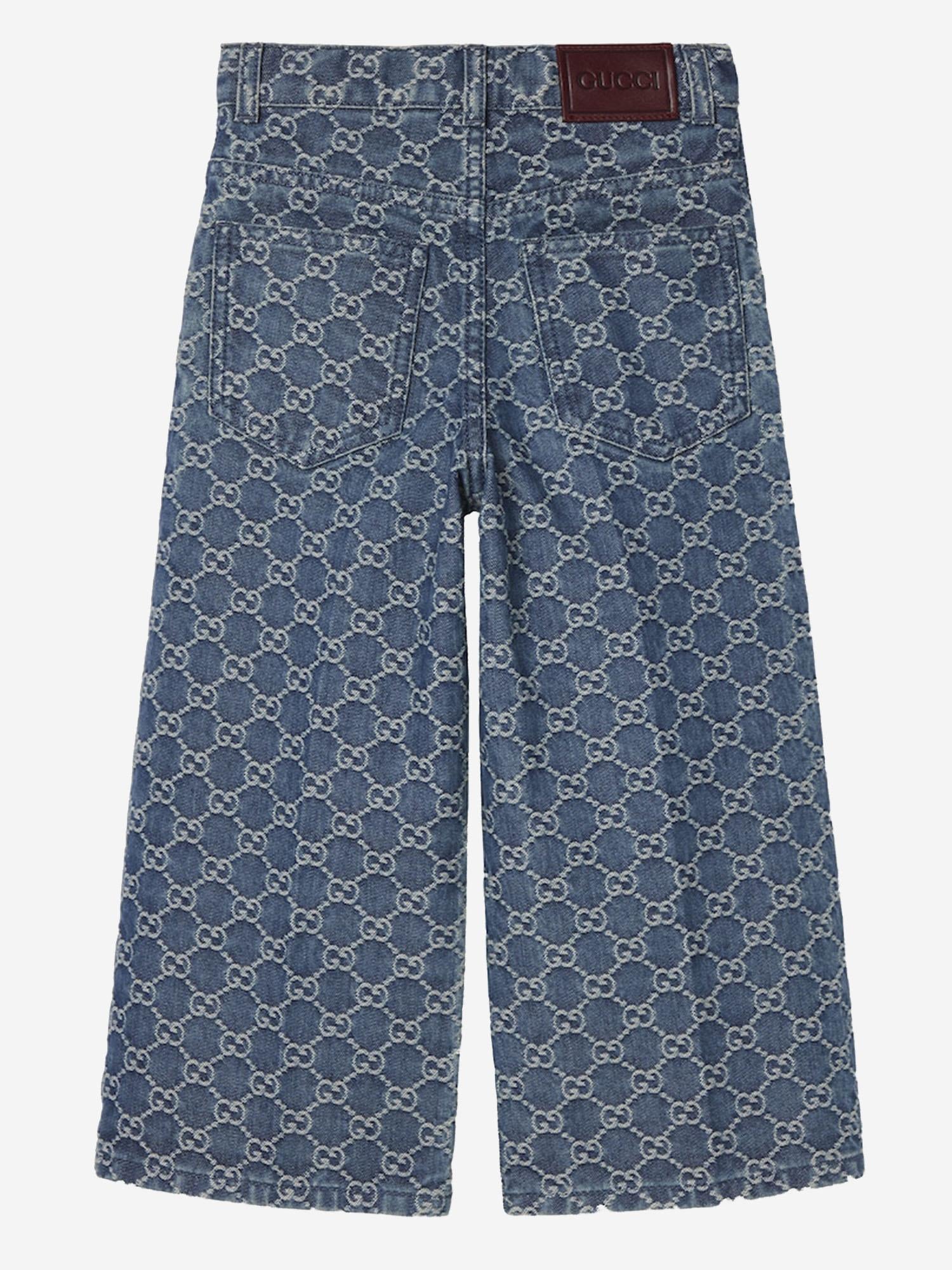 PANTALONI IN DENIM GG 808305 XDC6G4266 GUCCI KIDS 