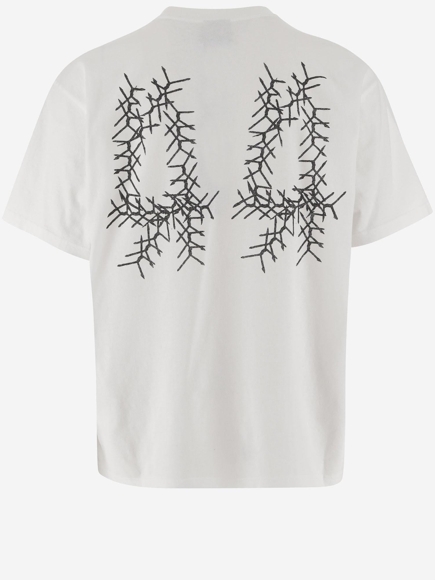 T-SHIRT IN COTONE CON STAMPA B0030556 FA582P671 44 LABEL GROUP 