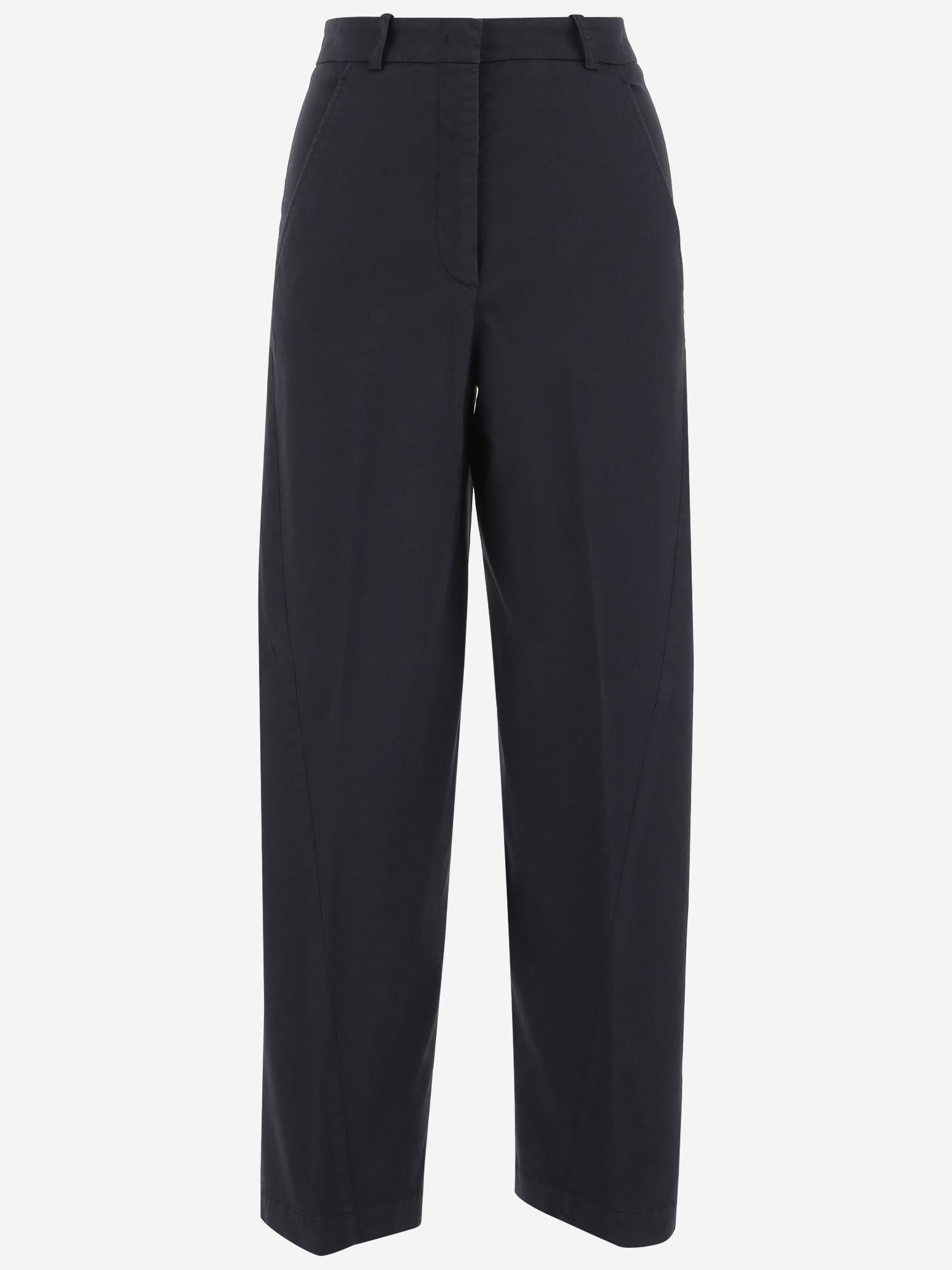 PANTALONI IN COTONE STRETCH SANDRA D 8815 QL2 