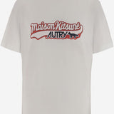 T-SHIRT IN COTONE AUTRY X MAISON KITSUNE TSPXMK2W WHITE AUTRY 