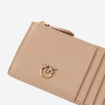PORTA CARTE LOVE BIRDS IN PELLE 100251 A0F1D01Q PINKO 