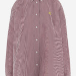 Camicia a righe in cotone MK1626 19EAF03DU MIU MIU 