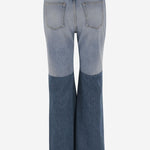 JEANS PATCHWORK IN DENIM DI COTONE CH24WDP14159 4ZD CHLOE 