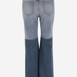JEANS PATCHWORK IN DENIM DI COTONE CH24WDP14159 4ZD CHLOE 