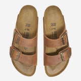 Sandali Arizona in pelle oliata 1028401 COGNAC BIRKENSTOCK 