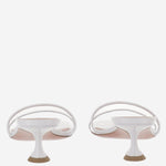 Sandali andreea glass ANDREEAGLASSSLIPPER 45WHITETRANSPARENT AMINA MUADDI 