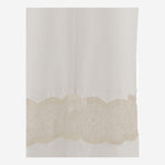 ABITO IN COTONE CON DETTAGLIO IN PIZZO 6261K21078 White CARVEN 