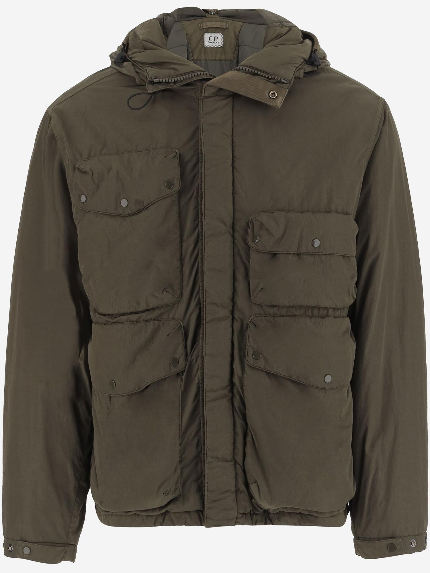 GIACCA CON OCCHIALI FLATT NYLON 19CMOW010A 005904G683 CP COMPANY 