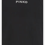 FELPA CROPPED IN COTONE CON LOGO 105726 A2URZ99 PINKO 