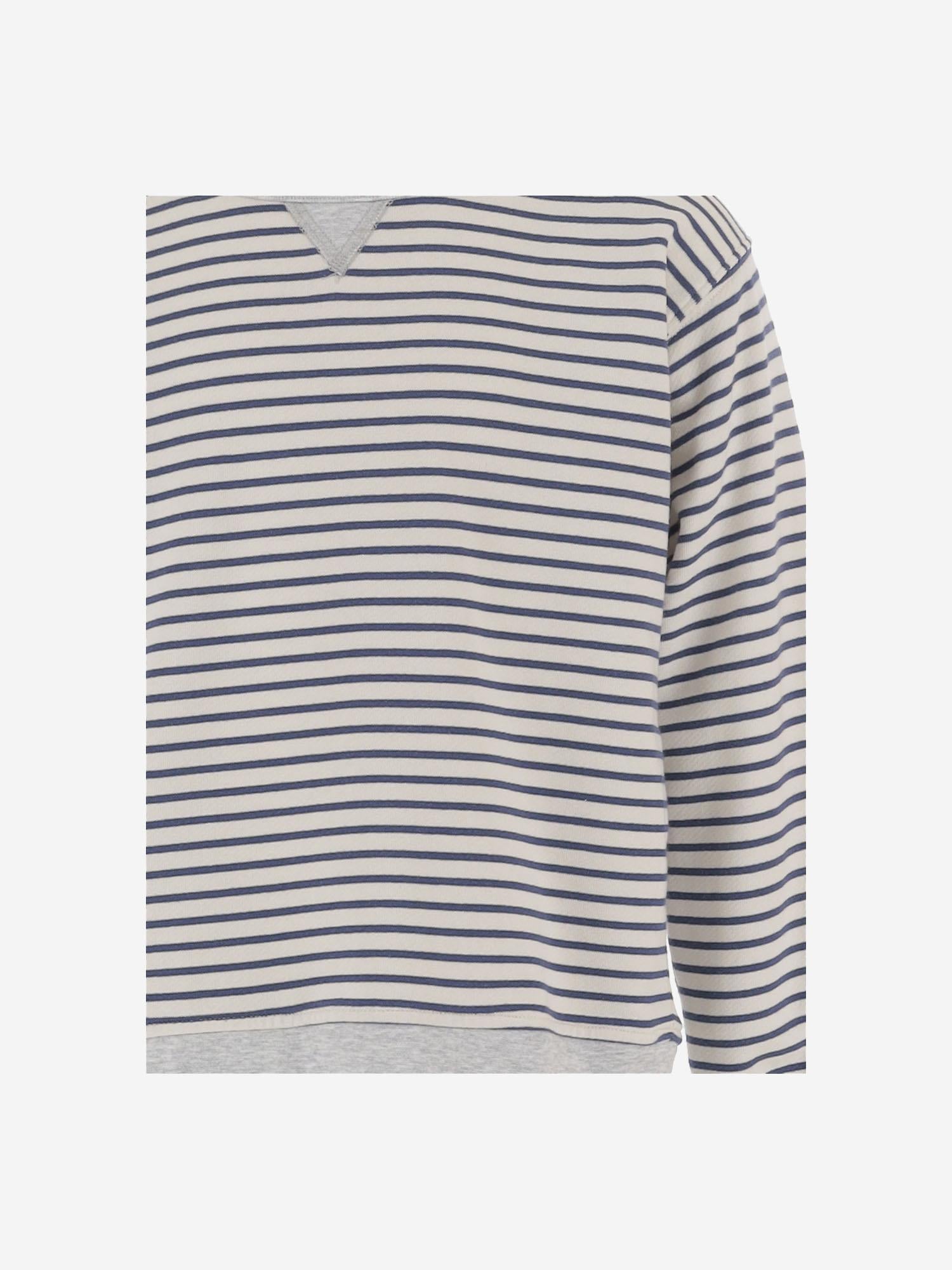 Felpa in cotone stretch a righe 23618063 135 BABE & TESS KIDS 