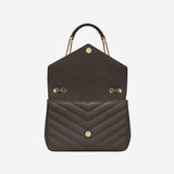 LOULOU LARGE IN PELLE DI AGNELLO TRAPUNTATA 803541 AAEAX1997 SAINT LAURENT 