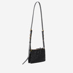Borsa a spalla Mini Double Bag full strass 105359 A2WFZ99Q PINKO 