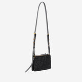Borsa a spalla Mini Double Bag full strass 105359 A2WFZ99Q PINKO 