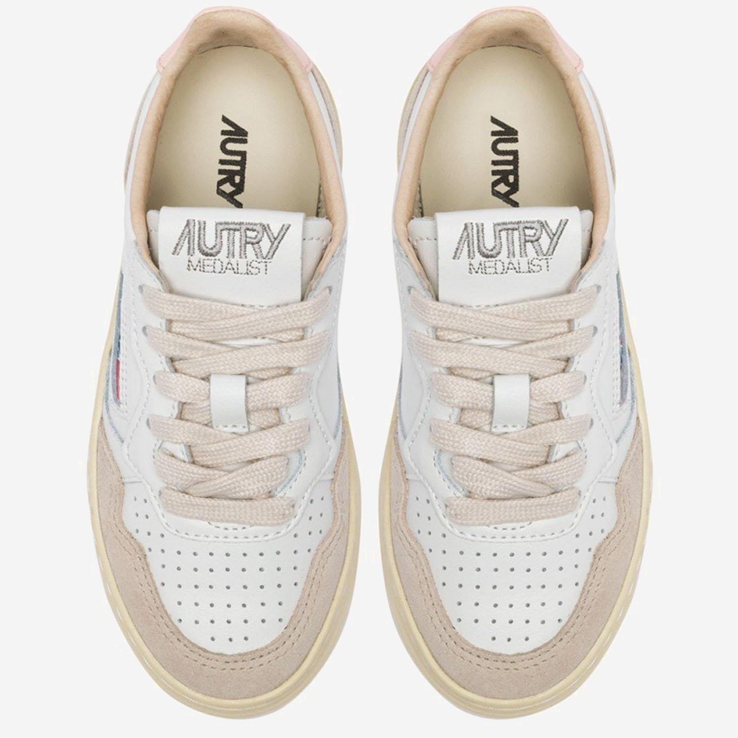 SNEAKERS MEDALIST LOW KULK FS05SUEDEFOURWHTCRPINK AUTRY KIDS 