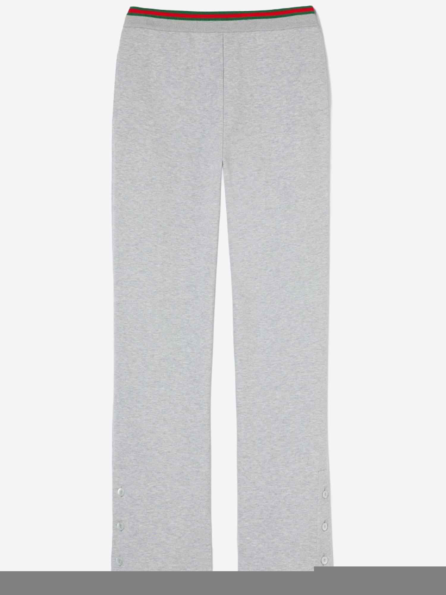 PANTALONI LEISURE IN JERSEY DI COTONE CON WEB 853424 XJHIR1160 GUCCI 