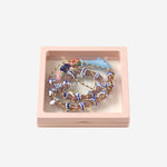 Collana con delfini e perle in vetro MIXEDGLASSBEAD DOLPHINPINKRED SORBET ISLAND 