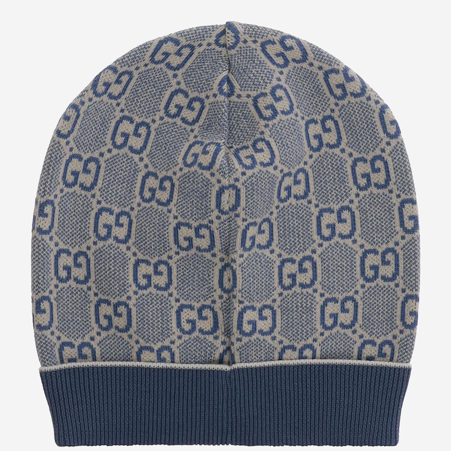 BEANIE IN COTONE CON GG 805840 4K1114878 GUCCI KIDS 