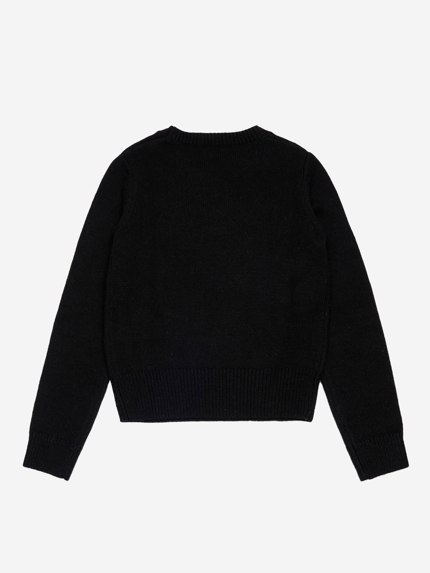 MAGLIONE IN MISTO VISCOSA CON LOGO J02435 KYAYXK900 DIESEL KIDS 