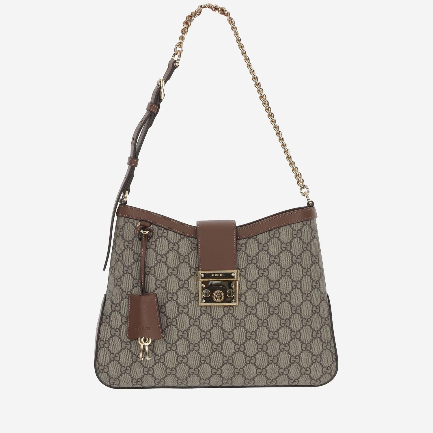 BORSA A SPALLA PADLOCK MISURA GRANDE 795113 KHNKG8534 GUCCI 