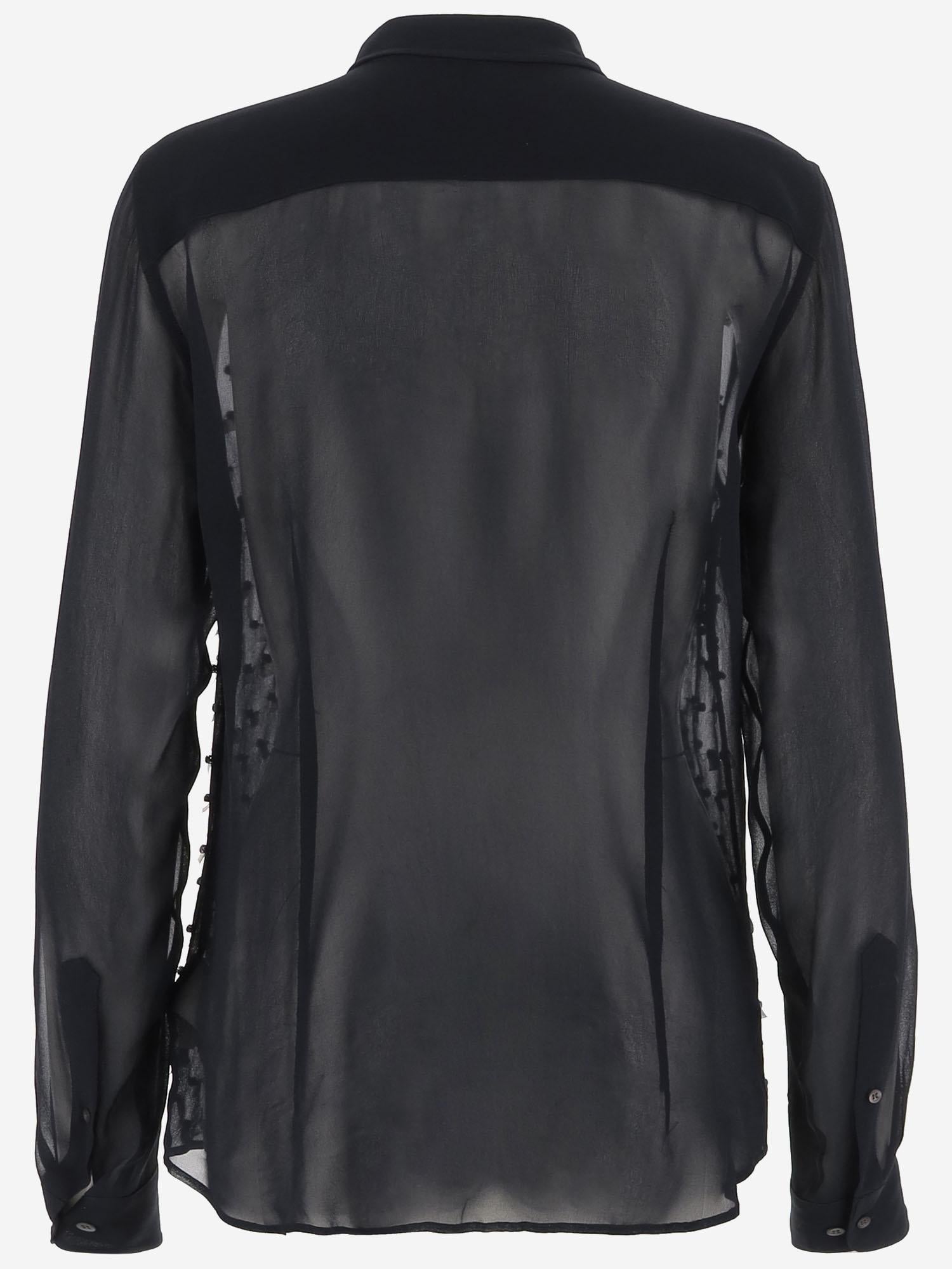 CAMICIA DECORATA IN VISCOSA 010763 2314509 DRIES VAN NOTEN 