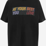 T-SHIRT IN COTONE CON STAMPA 2601150S 001 SACAI 