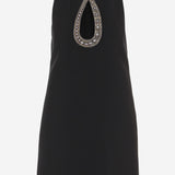 ABITO IN LANA E SETA CON APPLICAZIONE A MOTIVO SERPENTE 8B0VAKD5 1CFCRC VALENTINO 