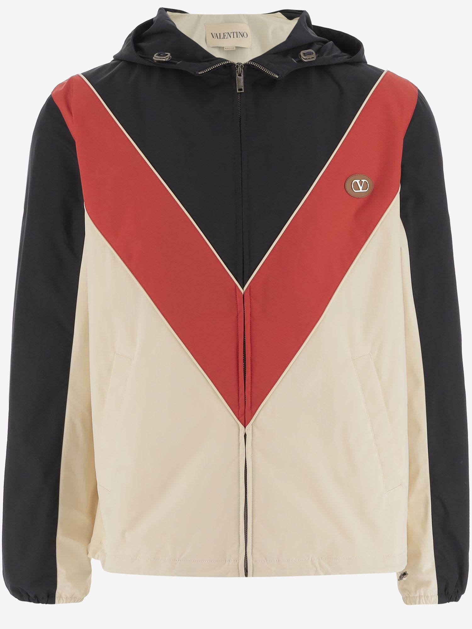 Giubbotto antivento in nylon 7V3CI347 CKVCKT VALENTINO 