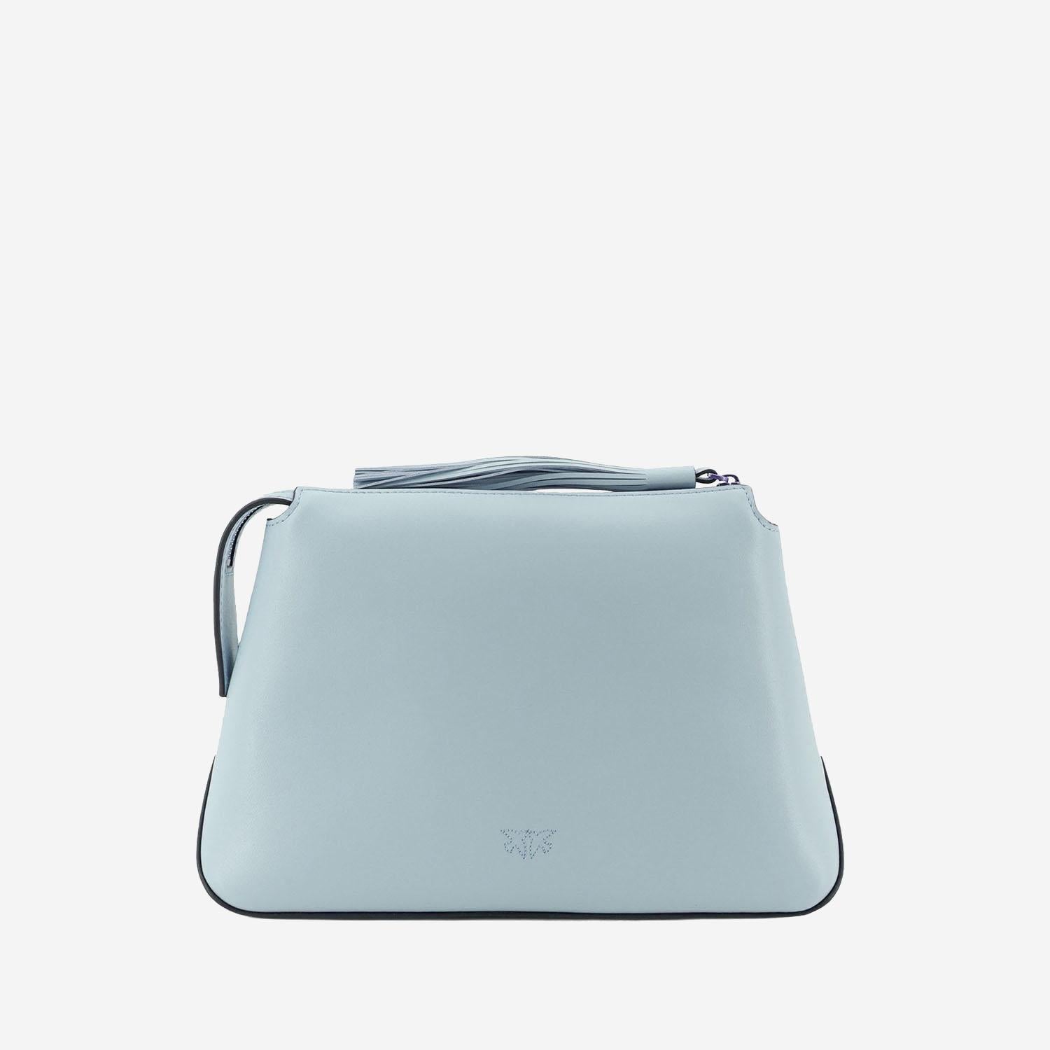 BEAUTY CASE IN PELLE CON LOGO 106376 A0QOE37Q PINKO 