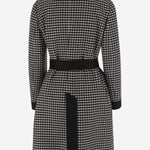 CAPPOTTO IN LANA CON MOTIVO A QUADRI 7B3CA7S0 9F10AN VALENTINO 