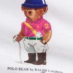 SET DUE PEZZI CON STAMPA POLO BEAR 310A96187001 WHITE POLO RALPH LAUREN KIDS 