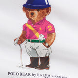 SET DUE PEZZI CON STAMPA POLO BEAR 310A96187001 WHITE POLO RALPH LAUREN KIDS 