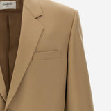 GIACCA MONOPETTO IN LANA 813942 Y405W7557 SAINT LAURENT 
