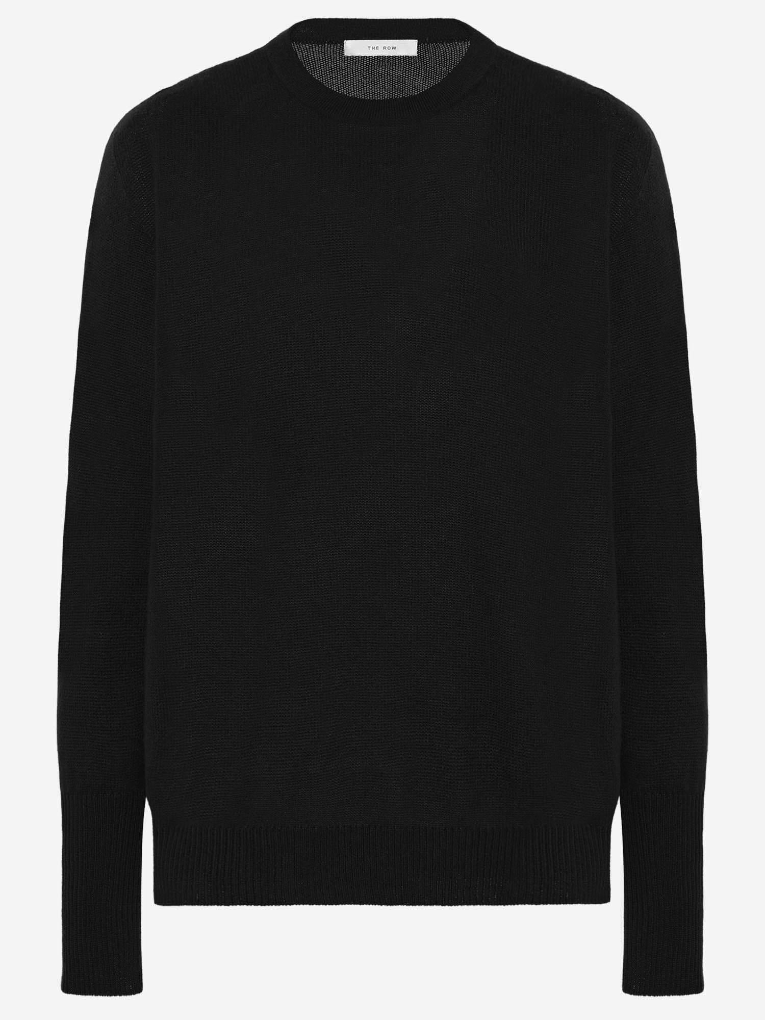 MAGLIONE ODELLE IN CASHMERE 11086Y973 BLK THE ROW 