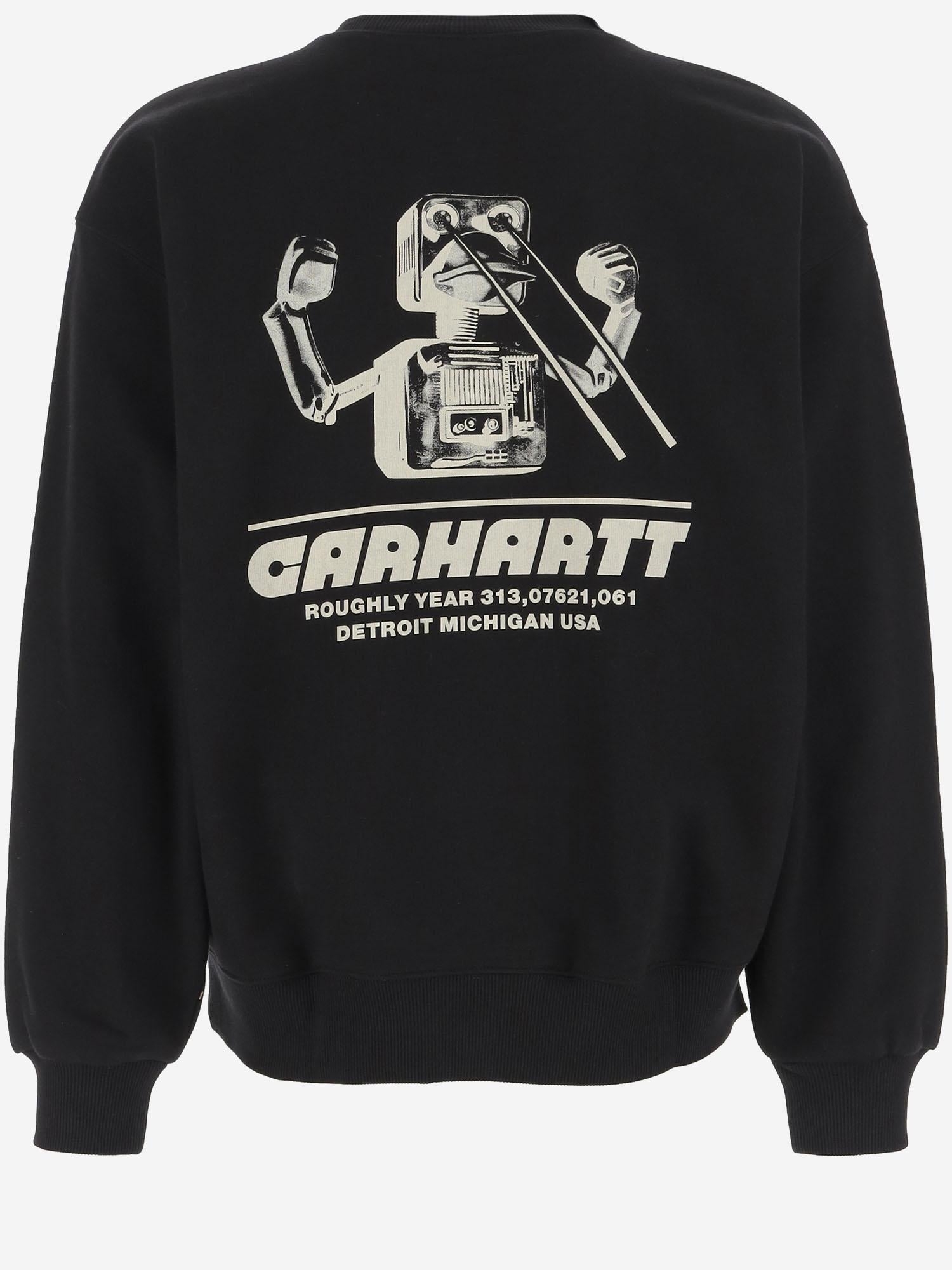 FELPA IN MISTO COTONE CON STAMPA I035644 89XX CARHARTT WIP 