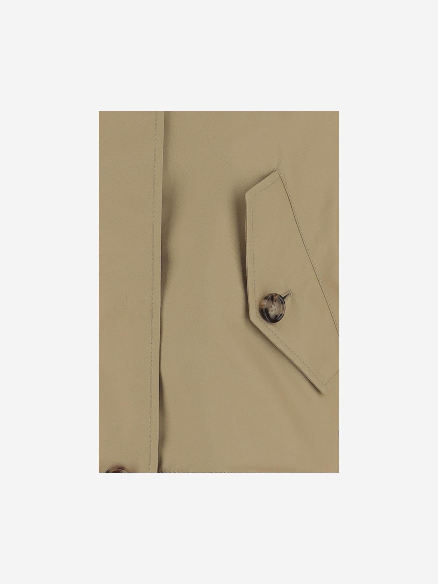 PARKA CORTO IN COTONE 8110901 FLAX BURBERRY 